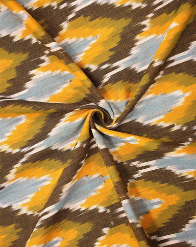 YARN DYED COTTON IKAT FABRIC