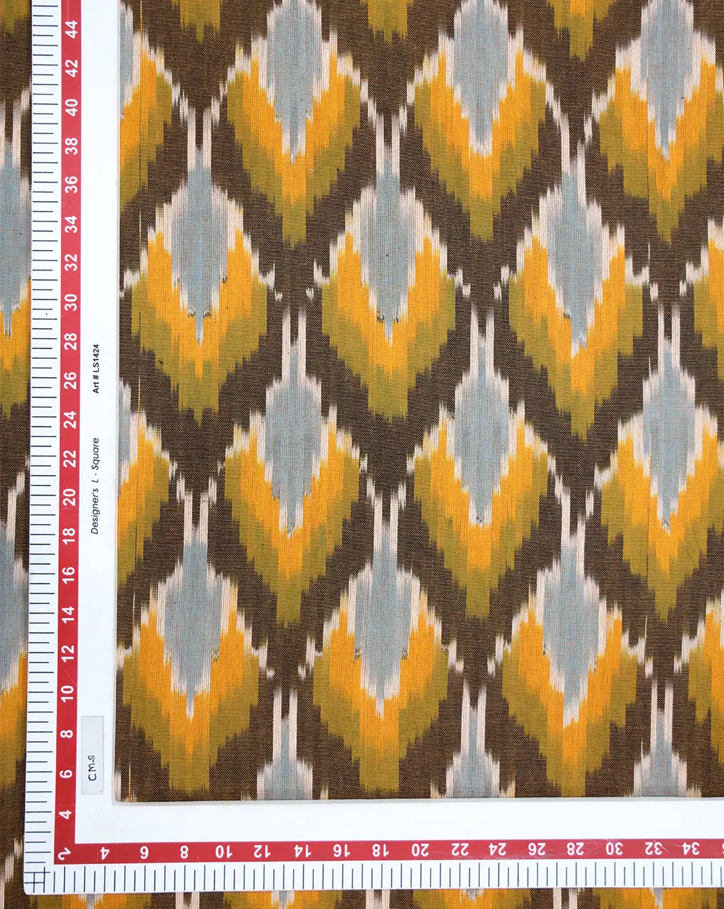 YARN DYED COTTON IKAT FABRIC