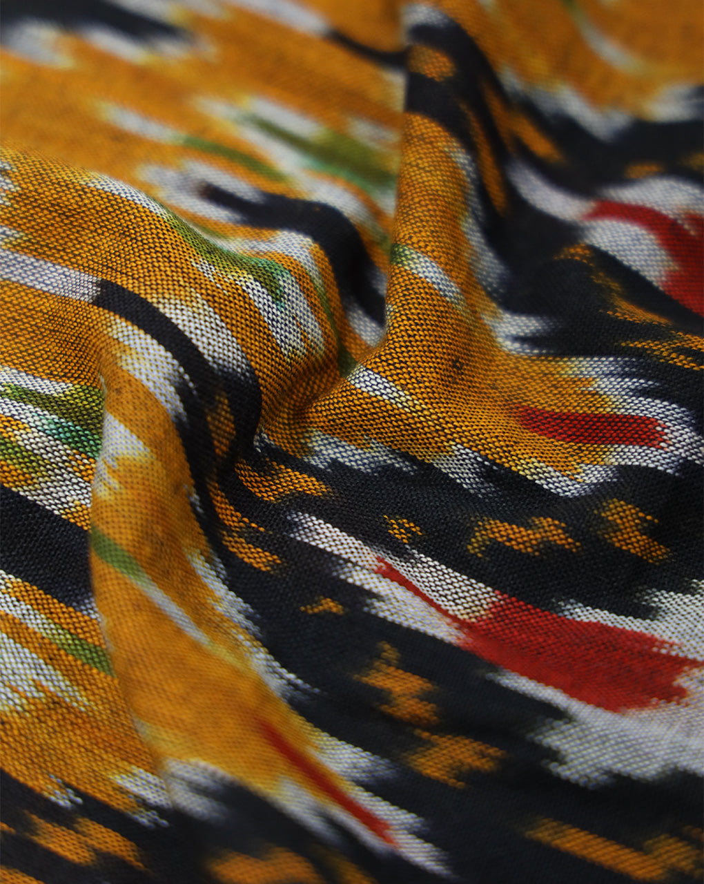 YARN DYED COTTON IKAT FABRIC