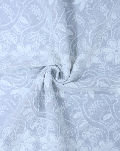 RFD COTTON SCHIFFLI EMBROIDERY FABRIC (WIDTH-42 INCHES)