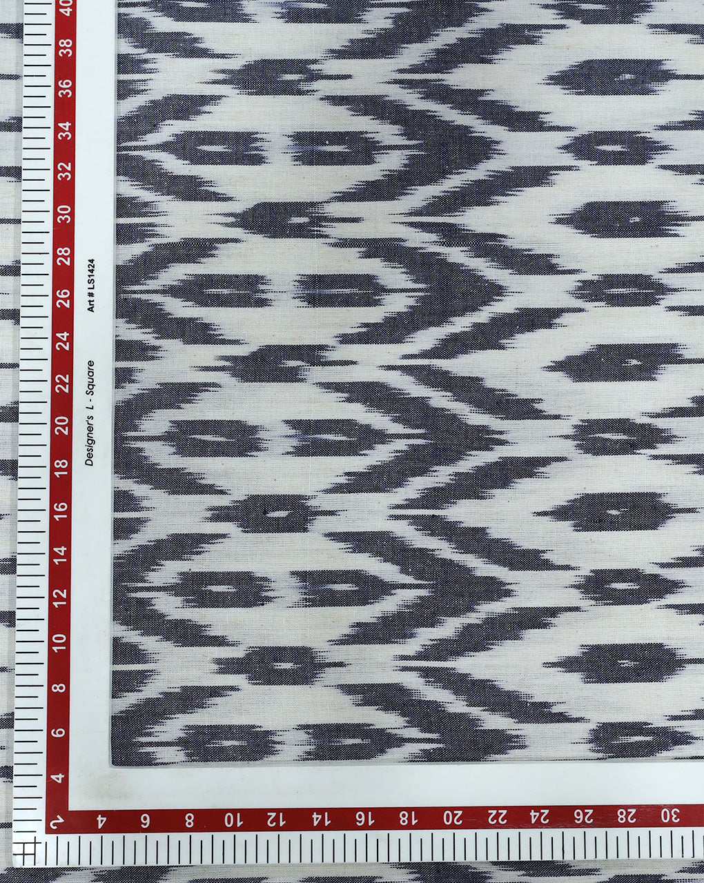 YARN DYED COTTON IKAT FABRIC