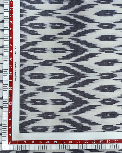 YARN DYED COTTON IKAT FABRIC