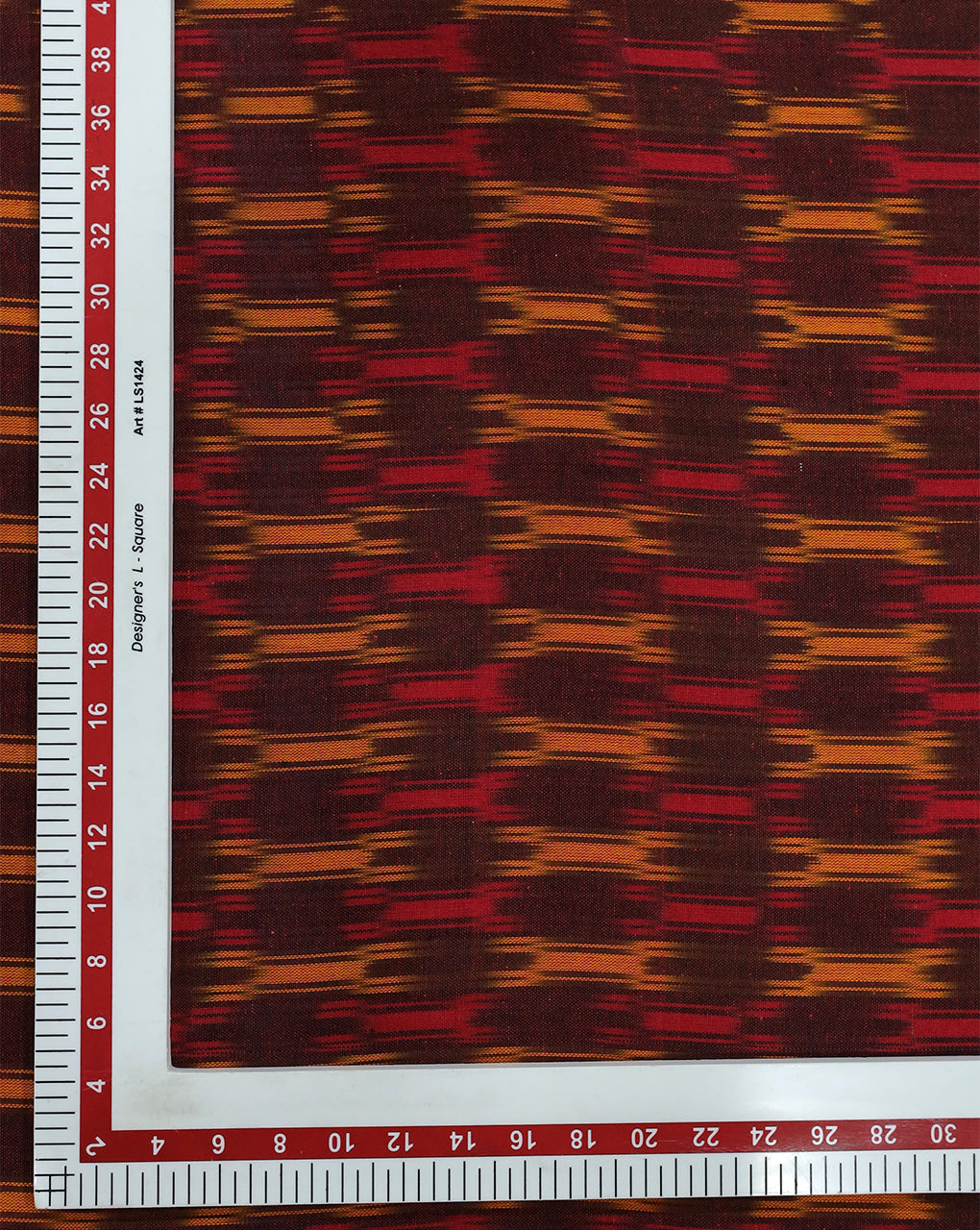 YARN DYED COTTON IKAT FABRIC