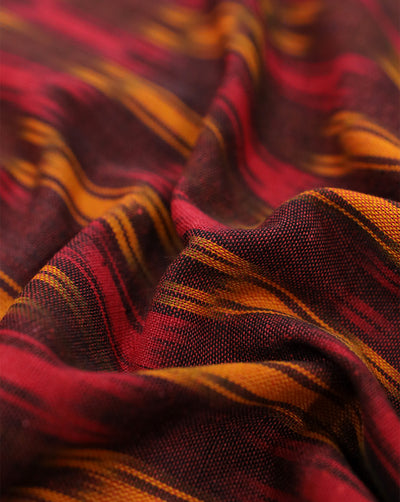 YARN DYED COTTON IKAT FABRIC