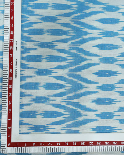 YARN DYED COTTON IKAT FABRIC