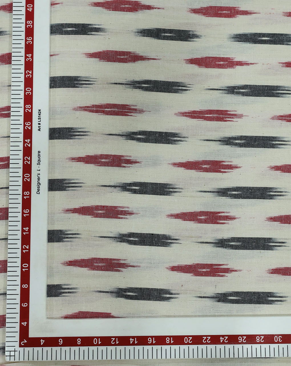 YARN DYED COTTON IKAT FABRIC