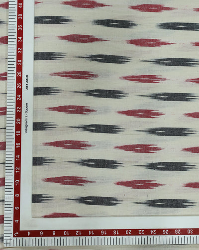 YARN DYED COTTON IKAT FABRIC