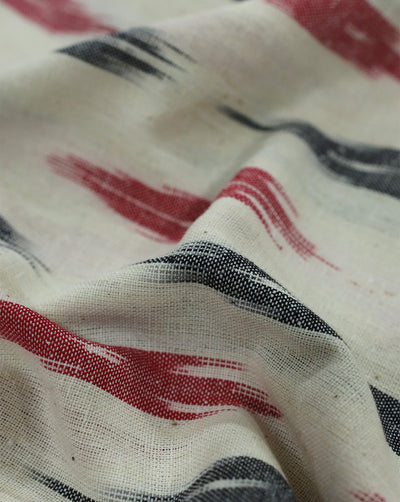 YARN DYED COTTON IKAT FABRIC