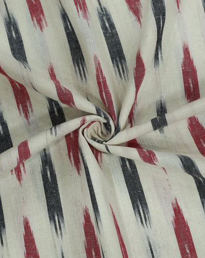 YARN DYED COTTON IKAT FABRIC