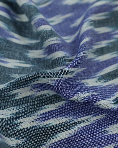 YARN DYED COTTON IKAT FABRIC