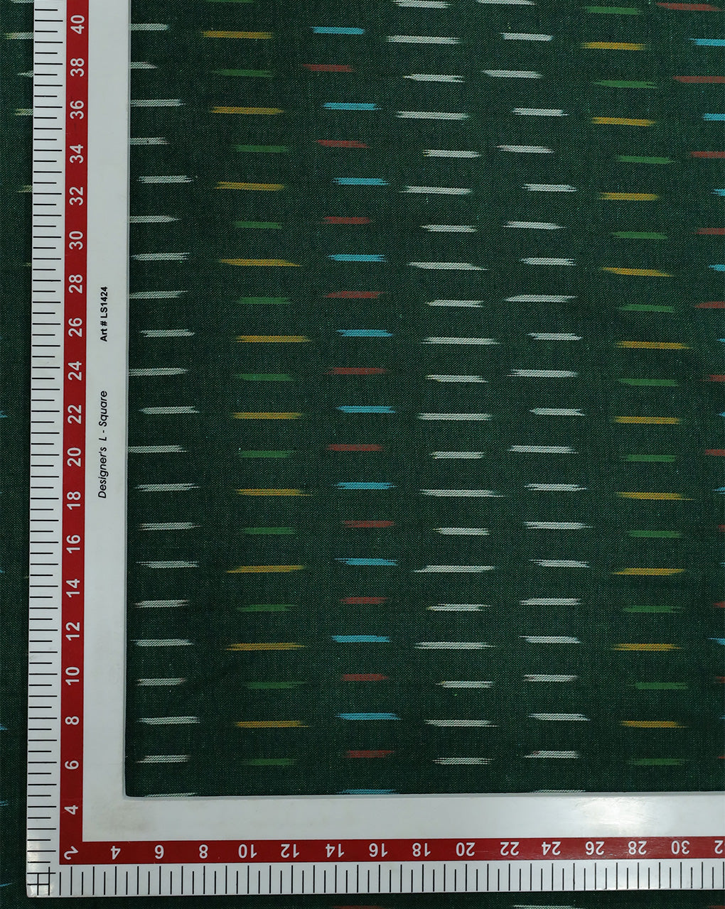 YARN DYED COTTON IKAT FABRIC