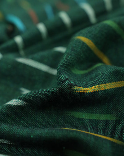 YARN DYED COTTON IKAT FABRIC