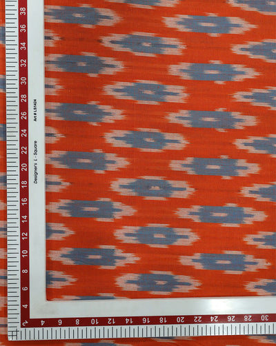 YARN DYED COTTON IKAT FABRIC