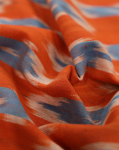 YARN DYED COTTON IKAT FABRIC