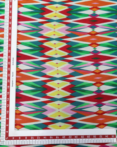 GEOMETRIC DESIGN DIGITAL PRINTED FABRIC (WIDTH-56 INCHES)