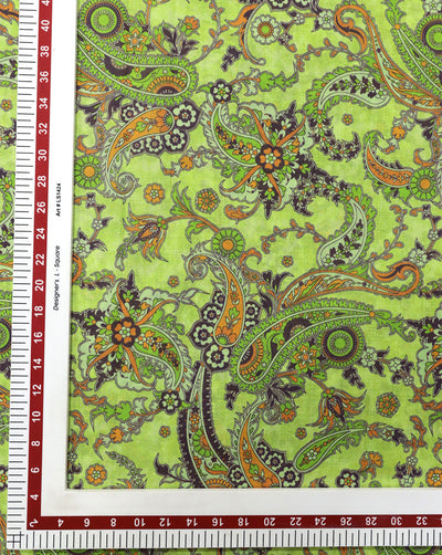 PAISLEY DESIGN DIGITAL PRINTED FABRIC (WIDTH-56 INCHES)