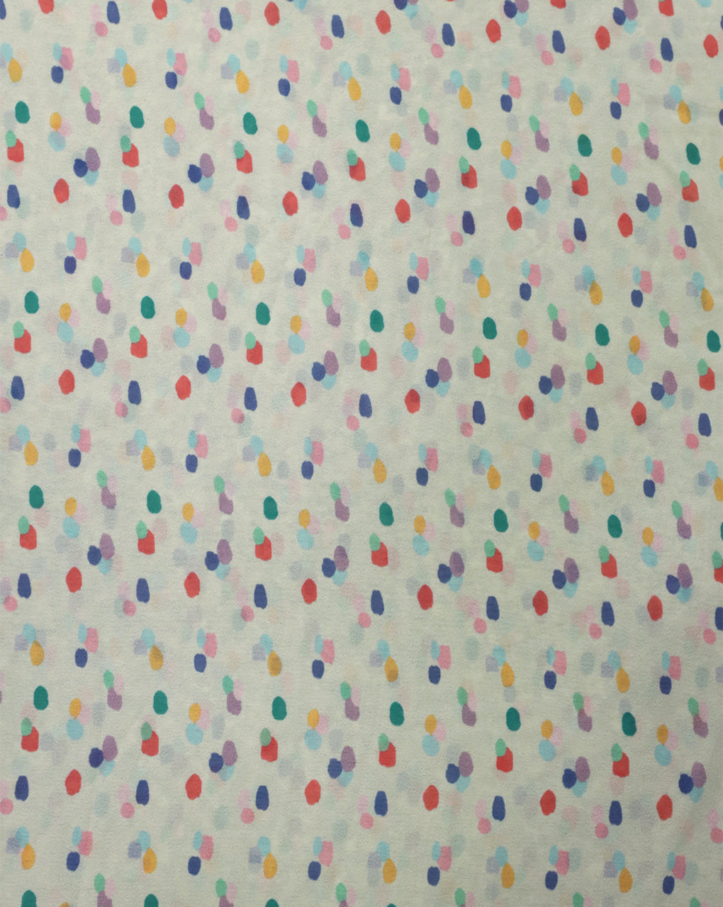 MULTICOLOR POLKA DOTS DESIGN DIGITAL PRINTED FABRIC