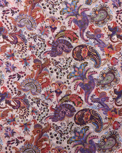 PAISLEY DESIGN DIGITAL PRINTED FABRIC (WIDTH-56 INCHES)