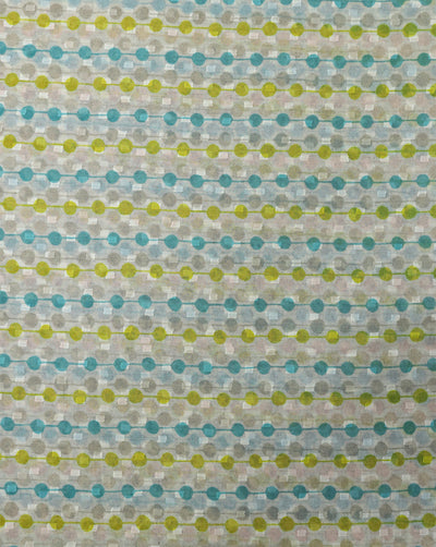 MULTICOLOR POLKA DOTS DESIGN DIGITAL PRINTED FABRIC