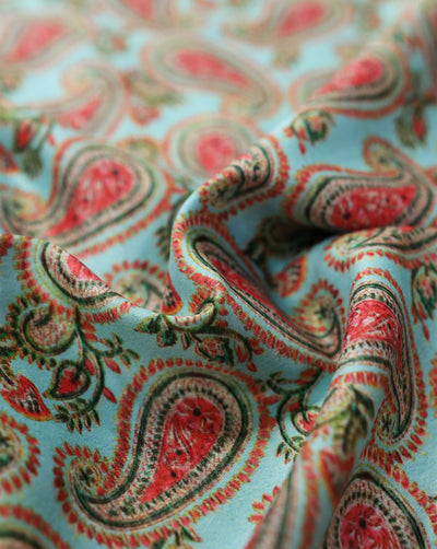 PAISLEY DESIGN DIGITAL PRINTED FABRIC (WIDTH-56 INCHES)