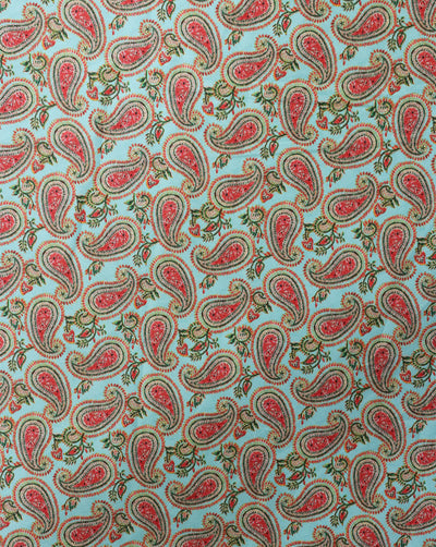 PAISLEY DESIGN DIGITAL PRINTED FABRIC (WIDTH-56 INCHES)