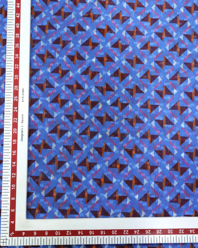 GEOMETRIC DESIGN DIGITAL PRINTED FABRIC (WIDTH-56 INCHES)