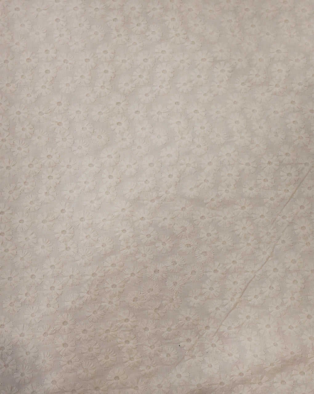 COTTON SCHIFFLI EMBROIDERY FABRIC (WIDTH-40 INCHES)