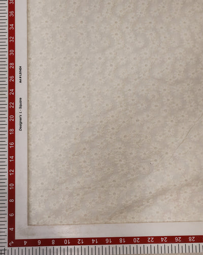 COTTON SCHIFFLI EMBROIDERY FABRIC (WIDTH-40 INCHES)