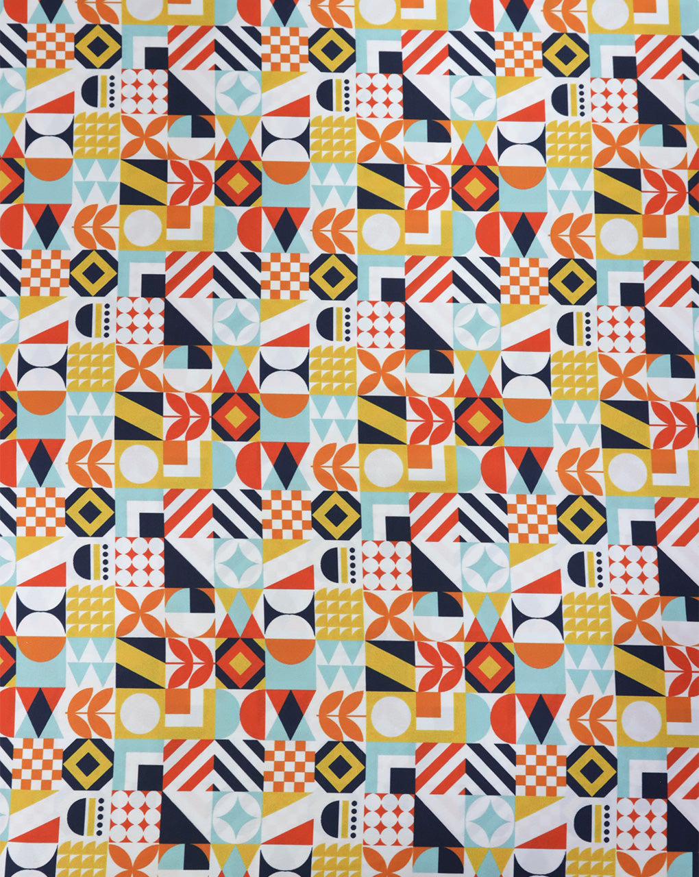 GEOMETRIC DESIGN DIGITAL PRINTED FABRIC (WIDTH-56 INCHES)