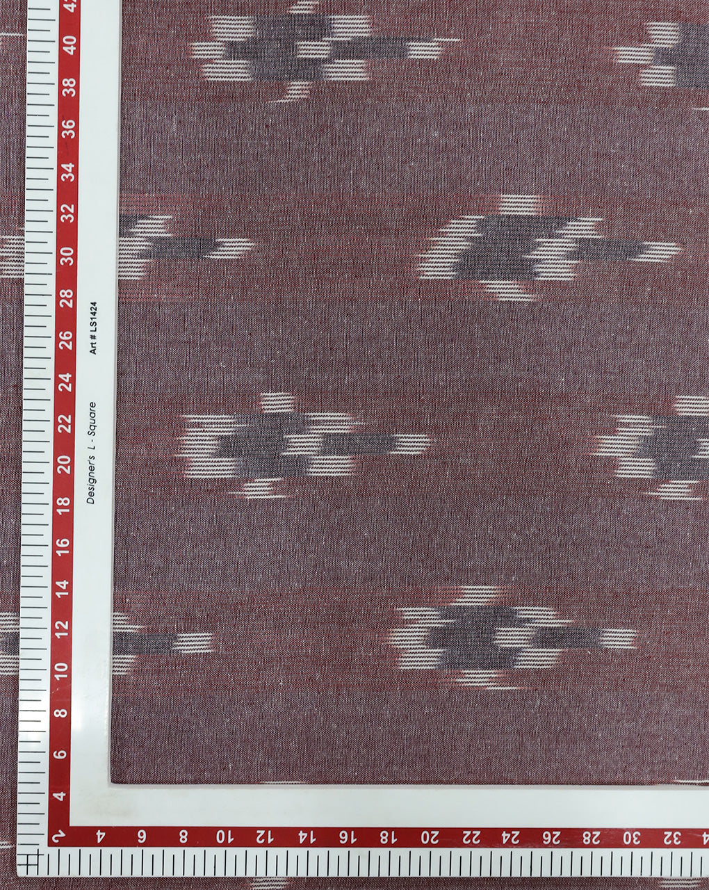 YARN DYED COTTON IKAT FABRIC