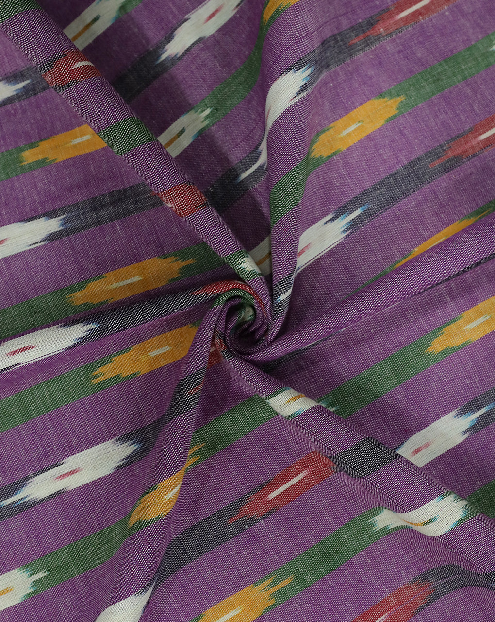 YARN DYED COTTON IKAT FABRIC