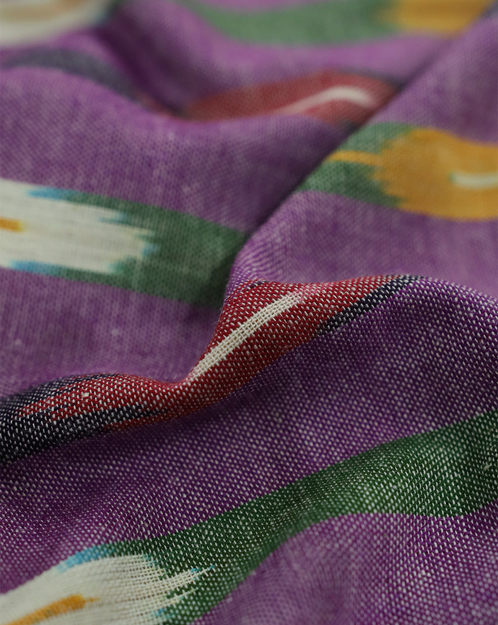 YARN DYED COTTON IKAT FABRIC