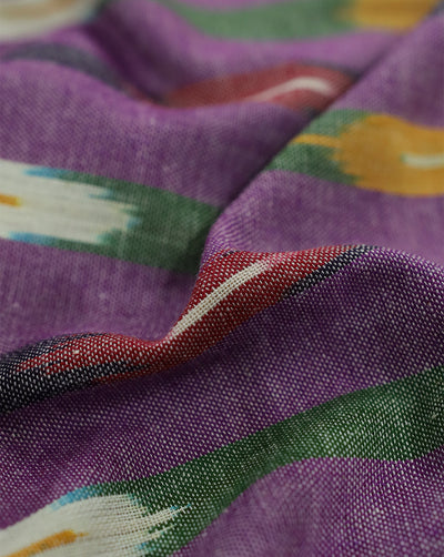 YARN DYED COTTON IKAT FABRIC