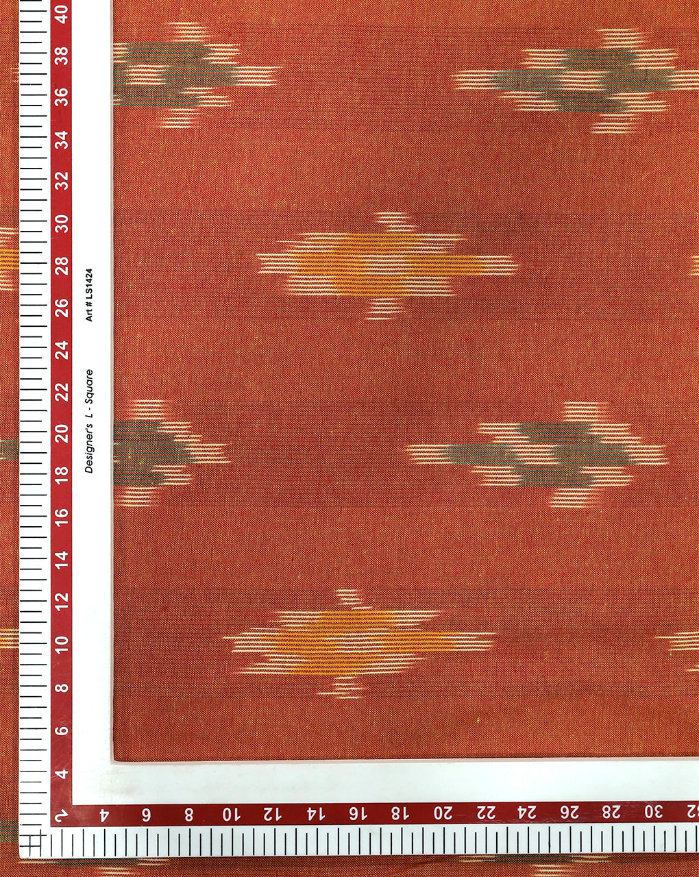 YARN DYED COTTON IKAT FABRIC
