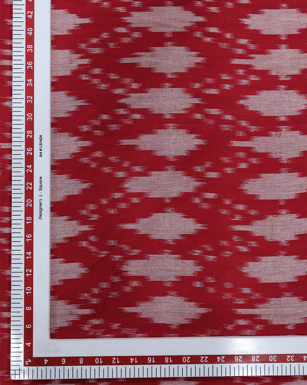 YARN DYED COTTON IKAT FABRIC