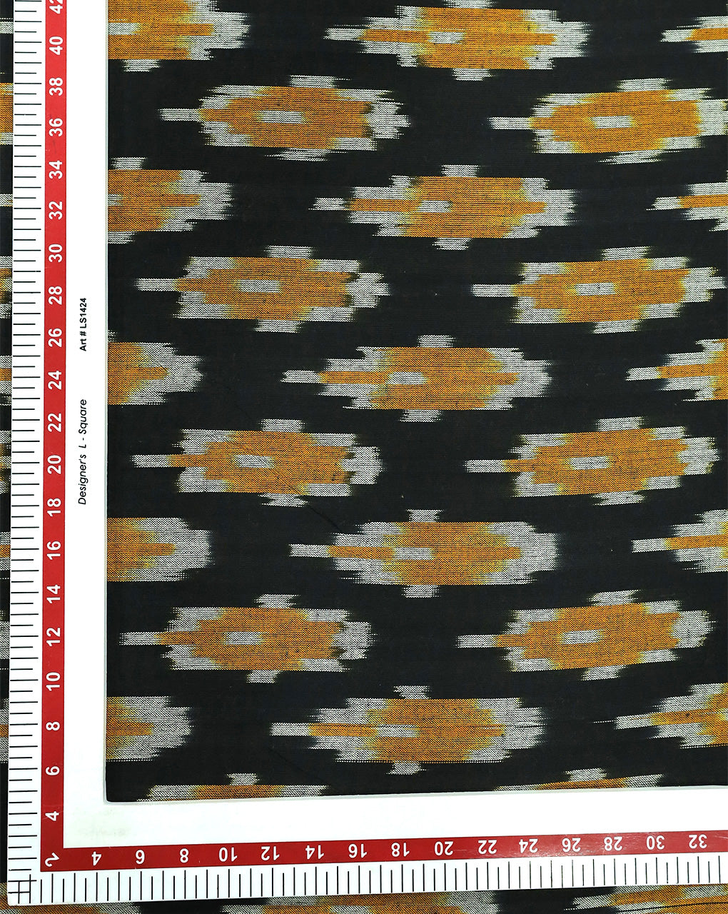 YARN DYED COTTON IKAT FABRIC