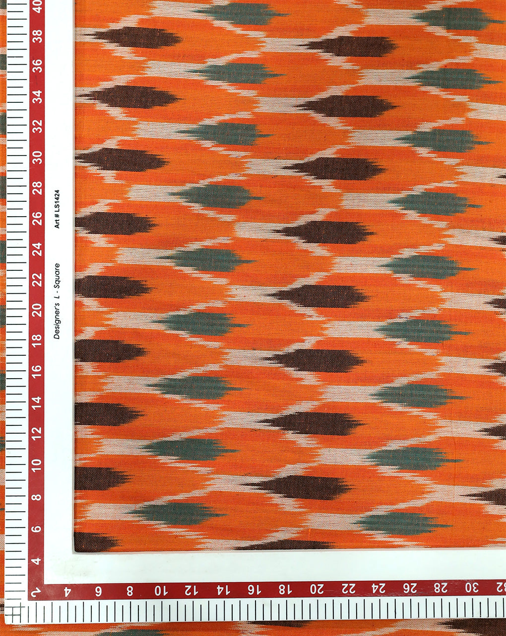 YARN DYED COTTON IKAT FABRIC