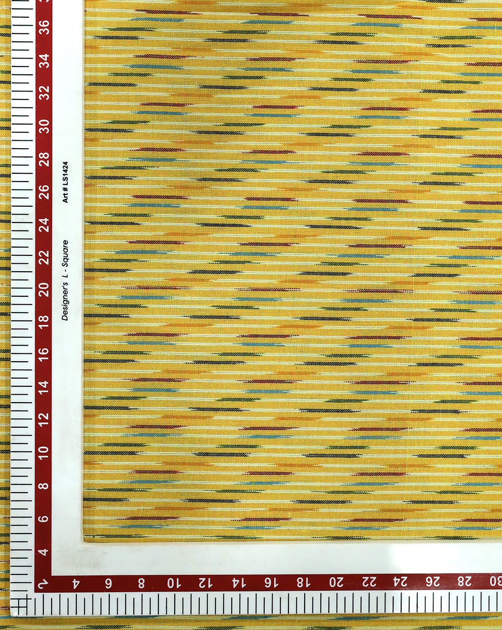YARN DYED COTTON IKAT FABRIC