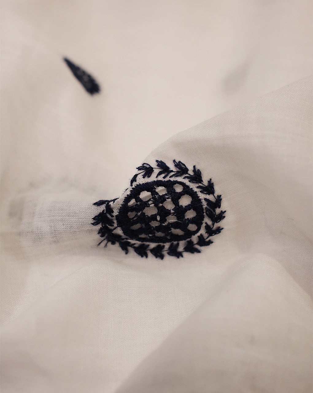 COTTON SCHIFFLI EMBROIDERY FABRIC (WIDTH-56 INCHES)