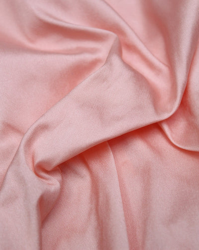 Plain Peach Polyester Taffeta Fabric