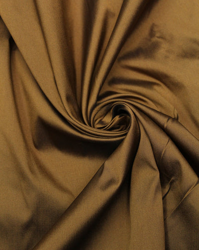 Plain Gold Polyester Taffeta Fabric