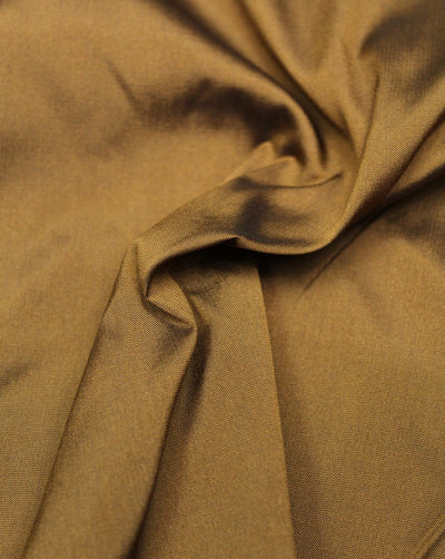Plain Gold Polyester Taffeta Fabric