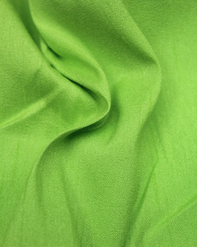 Plain Green Poly Dupion Fabric