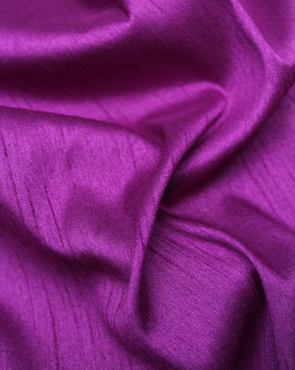 Plain Purple Poly Dupion Fabric