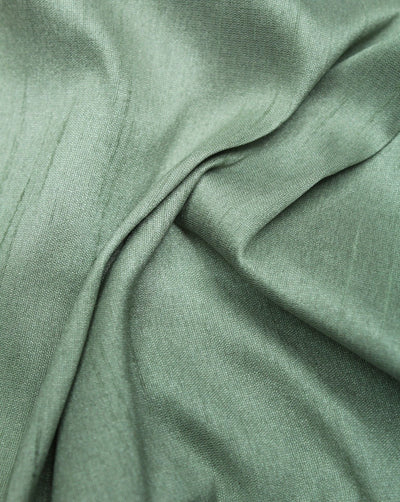 Plain LightGreen Poly Dupion Fabric