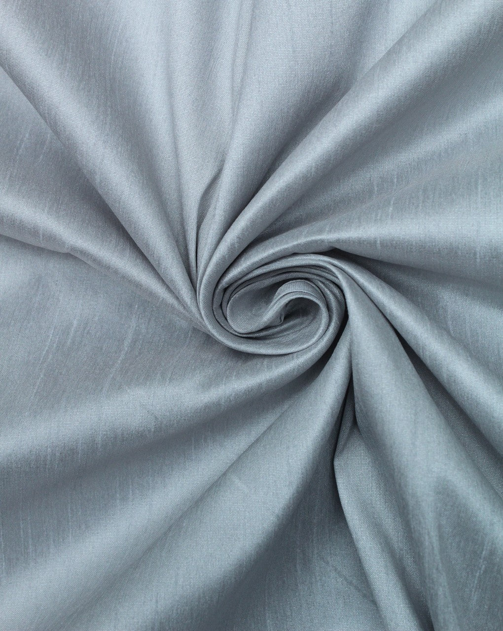 Plain Steel Grey Poly Dupion Fabric