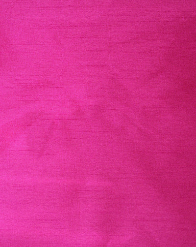 Plain Dark Pink Poly Dupion Fabric