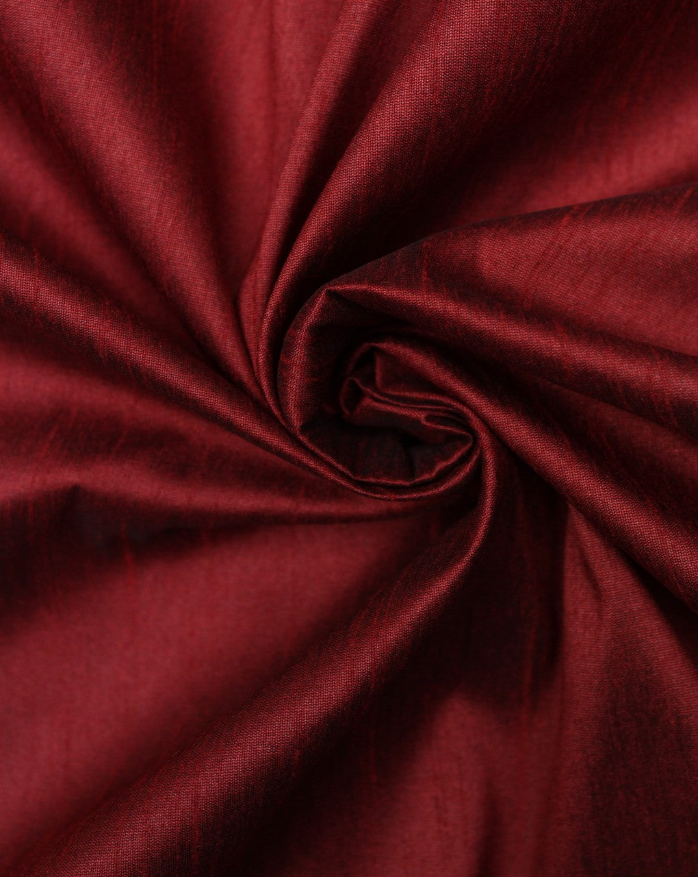 Plain Dark Maroon Poly Dupion Fabric