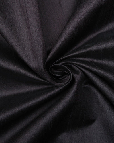 Plain DarkBrown Poly Dupion Fabric