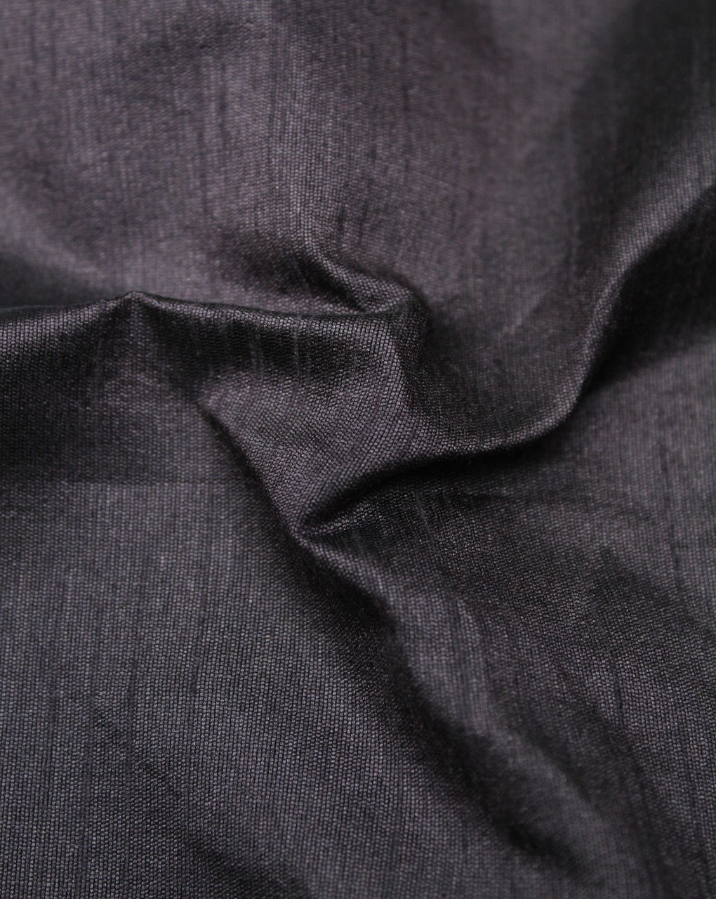 Plain DarkBrown Poly Dupion Fabric